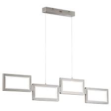 Led Pendelleuchte Viso Dimmbar In Nickel 4 Flammig Wofi