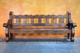 Discover a variety of stylish & modern wooden outdoor benches online for the home garden at cymax. Old Mexico Bench Spanish Bench Spanish Colonial Chairs Demejico