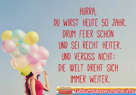 50er Geburtstag Spruche Frau