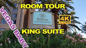 Vegas visitors tend to end up at suite hotels like the hilton grand vacations (hgv) because they want roomy apartments this hotel likely didn't become the most popular hilton grand vacations club in las vegas for its pool or its rooms. Hilton Grand Vacations Las Vegas King Suite Youtube