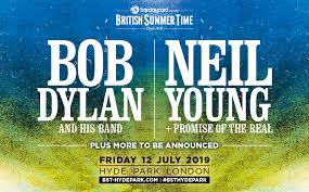 Iconic singer/songwriter and musical wanderer who rose to prominence during the '60s folk revival and changed the world of music. Bob Dylan Neil Young Announced For Bst 2019 Totalntertainment