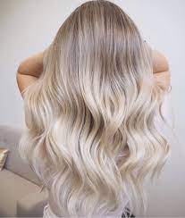 soft baby blonde hair balayage blondebalayage curledhair beige blonde hair icy blonde hair hair styles