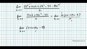 Using Limits To Find The Equation Of Tangent Lines Youtube