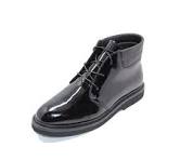 Chine Chaussures militaires en cuir verni à coupe moyenne ...