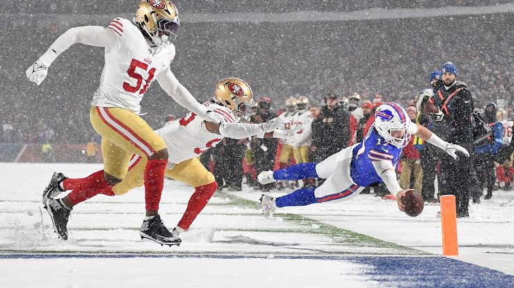 Josh Allen has TDs passing, rushing and receiving as Bills rout 49ers 35-10  in snow, clinch AFC East | Eyewitness News (WEHT/WTVW)