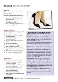 Gender Descrimination Esl Worksheet 2 Thumbnail English Grammar Tenses Tenses Grammar Free Education
