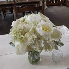 White Peony Hydrangea Calla Lily And Carnation Bouquet Flowers By Tami Mcallister Carnation Bouquet Mary Flowers Wedding Bouquets