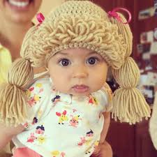Cabbage Patch Kid Inspired Hat
