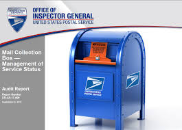 Parcel delivery drop box for when you're not at home. Mail Collection Box Management Of Service Status Usps Office Of Inspector General