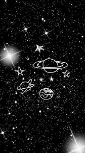 Pin By Sammii Vierhile On Imagens App Cute Black Wallpaper Wallpaper Space Planets Wallpaper