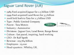 tata jaguar land rover