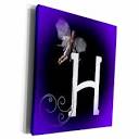 Amazon.com: 3dRose WhiteOak Art Designs-Alphabet - Letter H ...