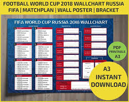 Wallchart Fifa 2018 World Cup Russia Pdf Printable Bracket Fifa World Cup World Cup Russia 2018