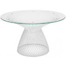 Table en verre au meilleur prix parmi le plus grand choix du web sur meubles.fr. Table Ronde Heaven De Emu 120 Cm Blanc Mat Verre Transparent