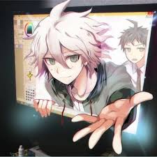 Yes I Will Go Into The Creepy Computer Thingy Danganronpa Nagito Komaeda Danganronpa Characters