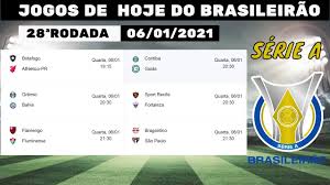 Acompanhe os jogos de hoje pelos diversos campeonatos do brasil e do mundo. Brasileirao 2020 Serie A Jogos De Hoje 06 01 21 Classificacao Do Brasileirao Tabela Do Brasil Youtube