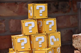 Super Mario Question Mark Box And Bonus Brick Box Free Instant Download Super Mario Party This Or That Questions Super Mario Birthday