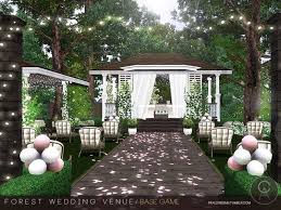 Base Game Found In Tsr Category Sims 3 Community Lots In 2020 Forest Wedding Venue Wedding Venues Forest Wedding