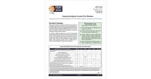 Kaspersky Endpoint Security 8 For Windows Free Kaspersky Lab Report