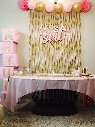 Streamers Baby Shower Simple House Set Up Baby Shower Simple House Streamers