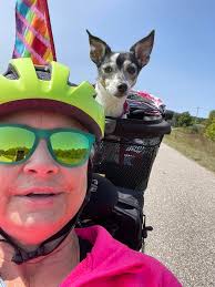 Riding from Charlevoix to Harbor Springs Michigan
