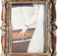 Amazon.com - Resins Photo Frame Vintage Textured Flower ...