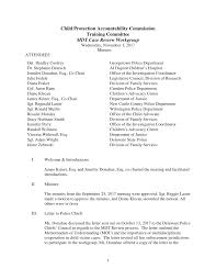 Child Protection Accountability Commission Training Committee MDT Case  Review Workgroup