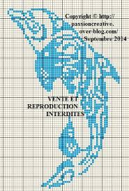 Grille Gratuite Point De Croix Dauphin Bleu Passion Creative Point De Croix Grille Point De Croix Cheval En Crochet