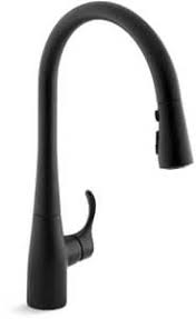 Our single handle kitchen faucet reviews feature a comparison of the top 6 products on the market. Kohler Simplice Single Handle Pull Down Kitchen Faucet With Three Function Spray Magnetic Docking And Sweep Spray Technology In Matte Black 596 Bl Ferguson