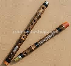 Purple Bamboo Flute Dizi Kit Imitation Ox Horns Pluggable Flute Purple Pan Flute