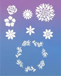 Plus many more craft must haves. Free Printable Flower Stencil Designs