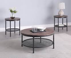 Progressive furniture miramar coffee table set. Tatum 3 Pc Weathered Brown Black Metal Coffee Table Set By Coaster
