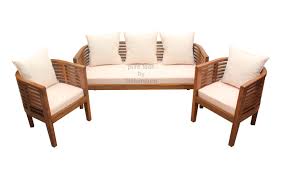 Image result for WOODEN SOFA SET