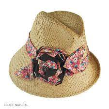 San Diego Hat Co Asymmetrical Brim Straw Fedora Hat Straw Hats Straw Fedora Hat Hats Hat Shop