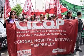 Imagenes de la marcha de CICOP junta a estatales en el marco del paro de  hospitales.