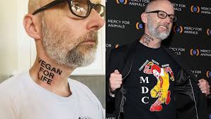 Moby reveals large vegan for life neck tattoo fox news. Moby Continues Mid Life Crisis Gets Vegan Neck Tattoo
