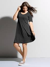 Das jerseykleid ist ein wahrer held unter den kleidern, der auch in deinem kleiderschrank nicht. Angel Of Style Jerseykleid Happy Size