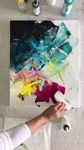 Simple Abstract Acrylic Art In 2020 Abstract Art Painting Art Painting Encaustic Art