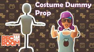 How to Use the Rec Room Costume Dummy Prop - YouTube