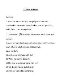 Jenis Jenis Ayat Bahasa Melayu Education