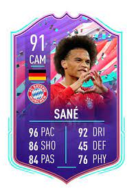 Earn a player moments sané, celebrating his decisive goal vs liverpool in 18/19 season. Futlibrary On Twitter Leroy Sane Has Received Two Fut Birthday Cards In Fifa 19 And Fifa 21 4 Sm 5 Wf In Fifa 21 4 3 In Fifa 19 Interesting To Note That 4 Out Of