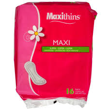 Maxithins Super Maxi Pads 16 Ct Packs Maxi Pad Pad Sanitary Pads