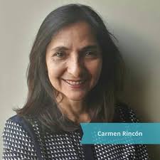 Durante el #forovirtual "Liderazgo. ¿Cómo mantener el vínculo?", contamos  con la participación como ponente de Carmen Rincón, #Sociólogo,  Especialista en #DesarrolloOrganizacional y Magíster en Educación de  #RecursosHumanos. Se ha desempeñado por más