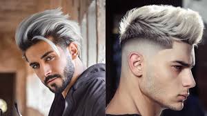 Closely shaved hair can be made more detailed with a gray hair color at the top section. Men S Silver Hair Color Tutorial For Men 2021 Silver Hair Transformation Men S Hair Color 2021 Youtube