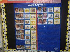 Debbie Dillers Workstation Management Chart Kindergarten