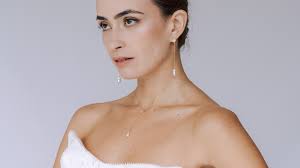 Collier de mariage en plaqué or italien pour femmes