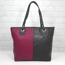 Дамска чанта Еврика червено с черно - EvrikaShop