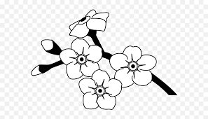 Forget me not flowers drawing. Alpine Forget Me Not Svg Free Outline Forget Me Not Flowers To Drawing Png Forget Me Not Png Free Transparent Png Images Pngaaa Com