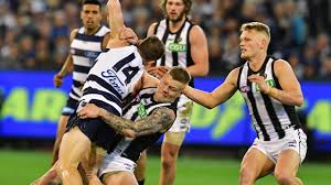 Where to watch collingwood live streaming. Geelong V Collingwood Jumper Clash Eddie Mcguire Afl Finals 2019 Herald Sun