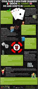 Cosa Fare E Non Fare Al Casino Infografica Online Casino Casino Gambling